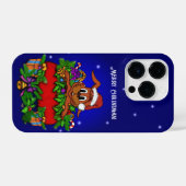 WeihnachtsRabbit iPhone Hülle (Rückseite (Horizontal))