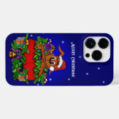 WeihnachtsRabbit iPhone Hülle (Rückseite (Horizontal))