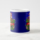 WeihnachtsRabbit Jumbo-Tasse (Vorderseite)