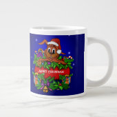 WeihnachtsRabbit Jumbo-Tasse (Rechts)