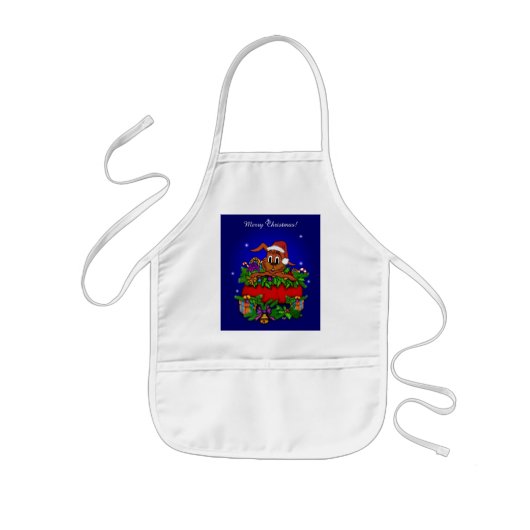WeihnachtsRabbit Kinderschürze (Vorne)