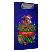 WeihnachtsRabbit Klemmbrett (Rechts)