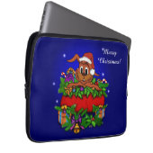 WeihnachtsRabbit Laptopschutzhülle (Vorne Rechts)