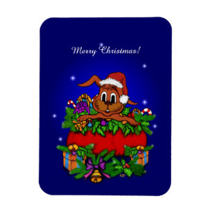 WeihnachtsRabbit Magnet