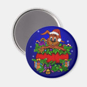 WeihnachtsRabbit Magnet (Vorderseite/Rückseite)