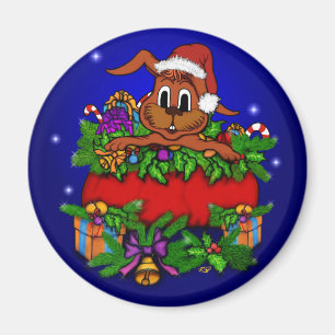 WeihnachtsRabbit Magnet