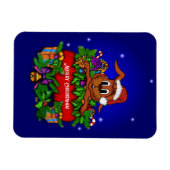 WeihnachtsRabbit Magnet (Horizontal)