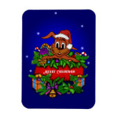 WeihnachtsRabbit Magnet (Vertikal)