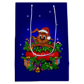 WeihnachtsRabbit Mittlere Geschenktüte (Rückseite)