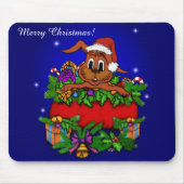 WeihnachtsRabbit Mousepad (Vorne)