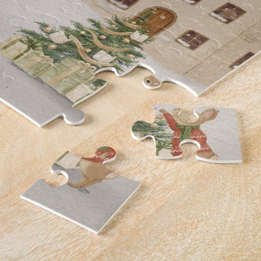 WeihnachtsRabbit Peter Puzzle (Seite)