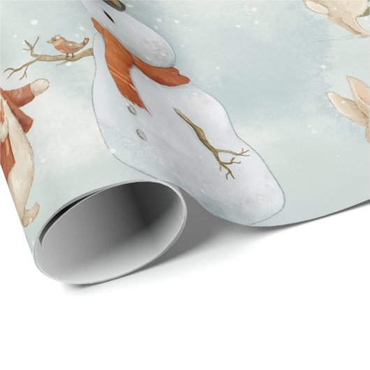 WeihnachtsRabbit Peter Vintag Geschenkpapier (Rolleneckpunkt)