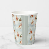 WeihnachtsRabbit Peter Vintag Pappbecher (Rechts)