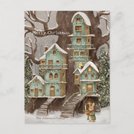 WeihnachtsRabbit Peter Vintag Postcard Postkarte