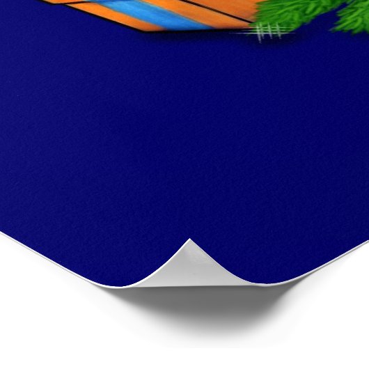 WeihnachtsRabbit Poster (Ecke)