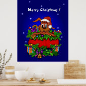 WeihnachtsRabbit Poster (Küche)