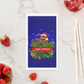 WeihnachtsRabbit Serviette (Beispiel)