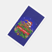 WeihnachtsRabbit Serviette (Ecke)