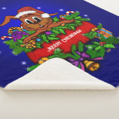 WeihnachtsRabbit Sherpadecke (3/4)