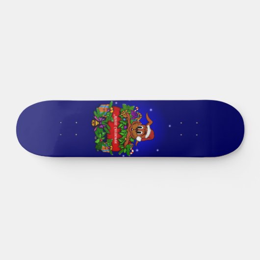 WeihnachtsRabbit Skateboard (Horizontal)