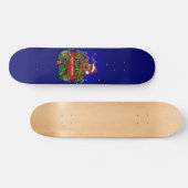 WeihnachtsRabbit Skateboard (Horizontal)