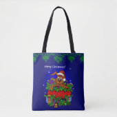 WeihnachtsRabbit Tasche (Vorderseite)