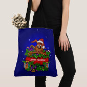 WeihnachtsRabbit Tasche (Von Nahem)