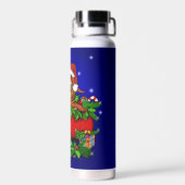 WeihnachtsRabbit Trinkflasche (Rückseite)