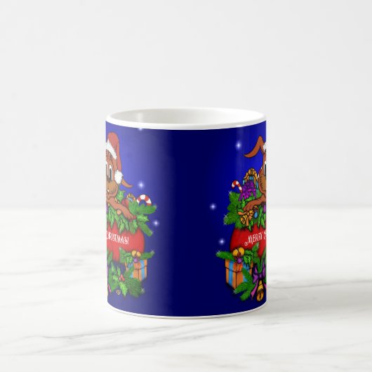 WeihnachtsRabbit Verwandlungstasse (Mittel)