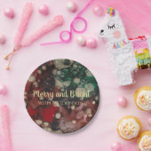 Weihnachtsraden und Golden Pappteller (Party)