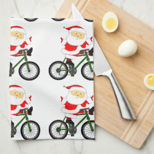 Weihnachtsradfahren Handtuch