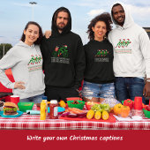 Weihnachtsradfahrer-Sondertext sportlich Hoodie