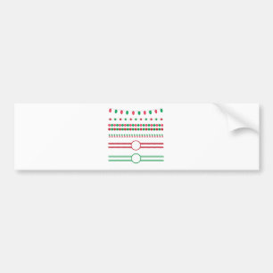 Weihnachtsrahmen Autoaufkleber