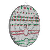 Weihnachtsrahmen Dartscheibe (Vorderseite Links)