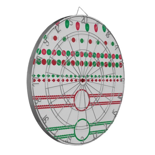 Weihnachtsrahmen Dartscheibe (Vorderseite Links)