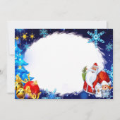 Weihnachtsrahmen Feiertagskarte (Vorderseite)