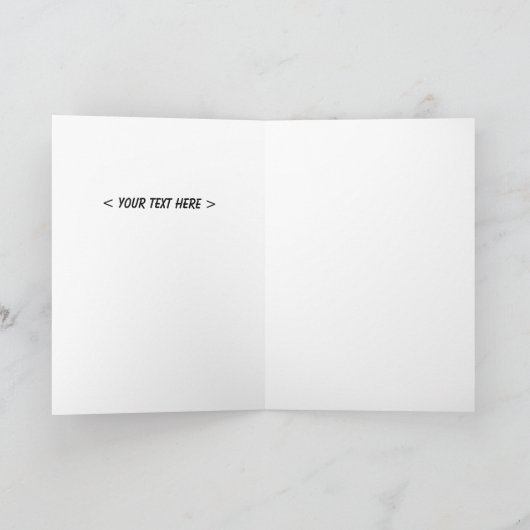 Weihnachtsrahmen Feiertagskarte (Innenseite)