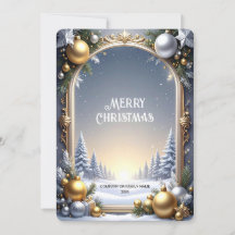 Weihnachtsrahmen-Feiertagskarte