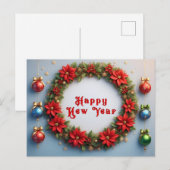 Weihnachtsrahmen Feiertagspostkarte (Vorne/Hinten)