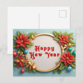 Weihnachtsrahmen Feiertagspostkarte (Vorne/Hinten)