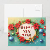 Weihnachtsrahmen Feiertagspostkarte (Vorne/Hinten)
