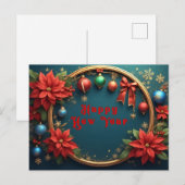 Weihnachtsrahmen Feiertagspostkarte (Vorne/Hinten)