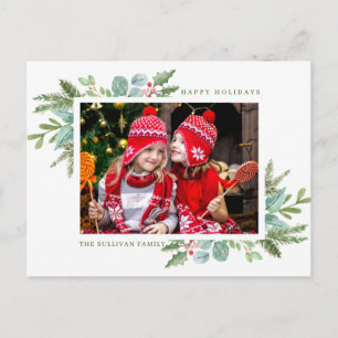 Weihnachtsrahmen Foto Feiertag Postkarte