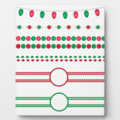 Weihnachtsrahmen Fotoplatte (Vorderseite)