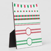 Weihnachtsrahmen Fotoplatte (Seite)