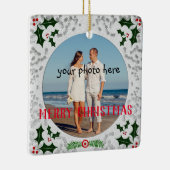 Weihnachtsrahmen für Fotos Keramikornament (Rechts)