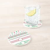 Weihnachtsrahmen Getränkeuntersetzer (Seite)