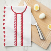 Weihnachtsrahmen Küchentuch (Viertel Falte)