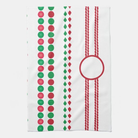 Weihnachtsrahmen Küchentuch (Vertikal)