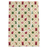 Weihnachtsrahmen Mittlere Geschenktüte (Rückseite)